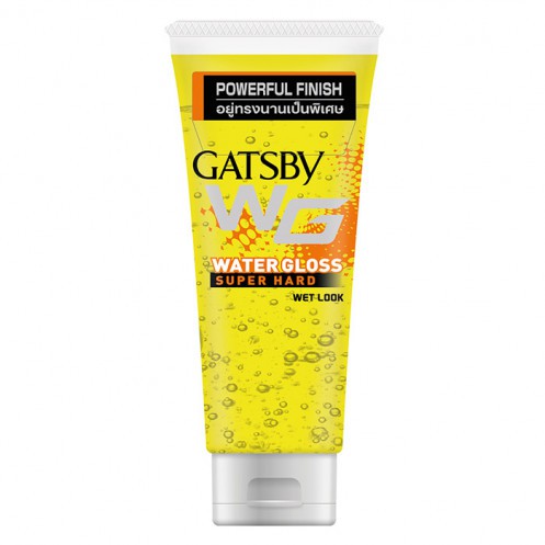 Gatsby Water Gloss Super Hard Hair Gel Yellow 100g Shopee Malaysia