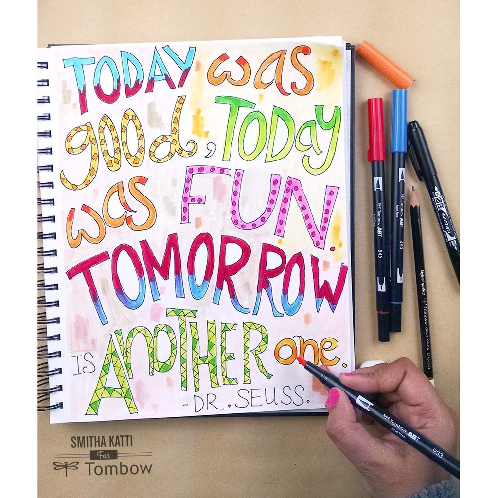 TOMBOW ABT Dual Brush Pens (96 Colors) LIST 5/16 - CALLIGRAPHY TOMBOW ABT Dual Brush Pens (96 Colors) LIST 5/16 - CALLIGRAPHY