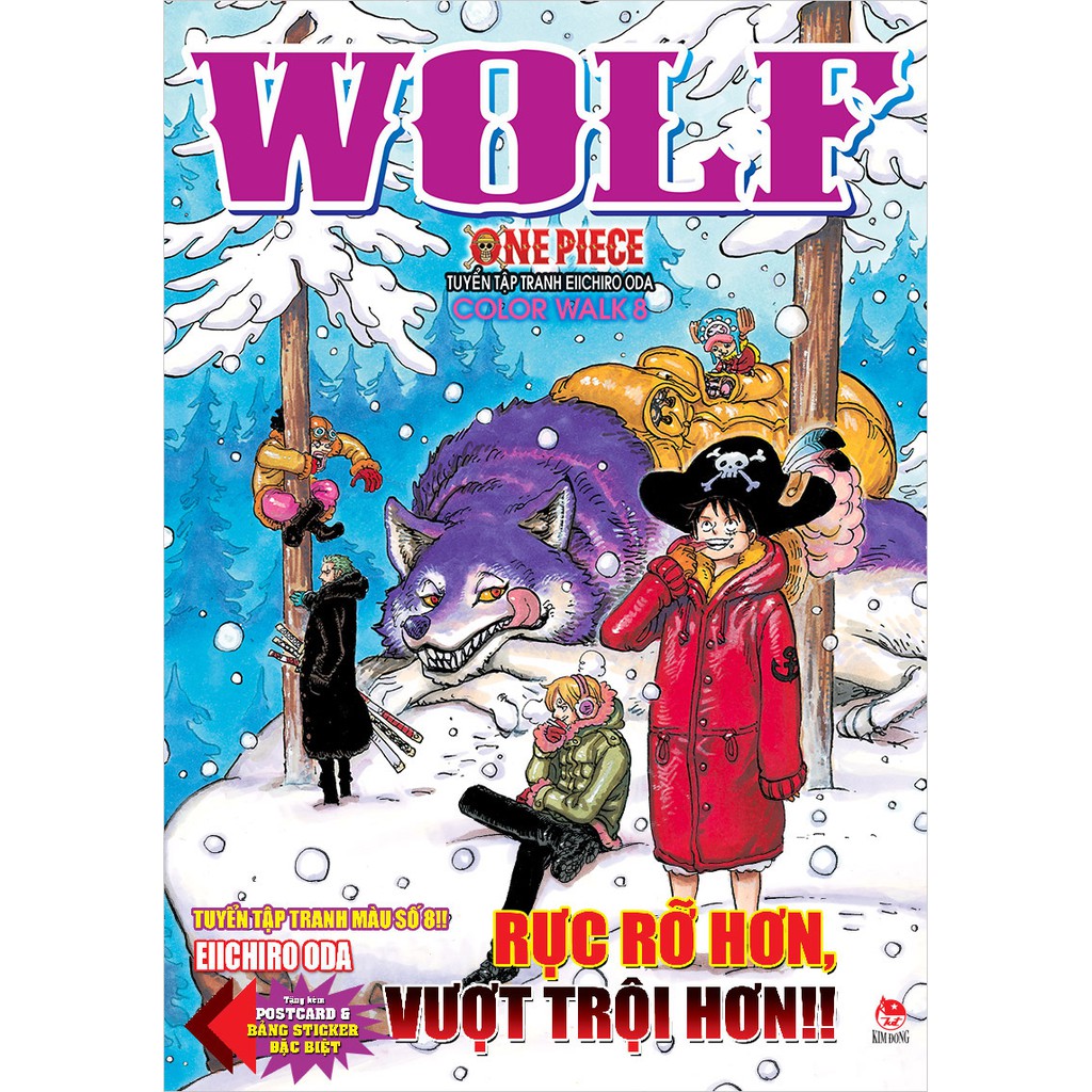 Books One Piece Color Walk Wolf Eiichido Oda Comic Collection Volume 8 Shopee Malaysia