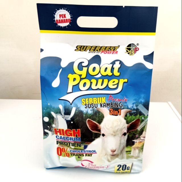 Superbest Goat Power Serbuk Susu Kambing 3in1 20sachet Shopee Malaysia