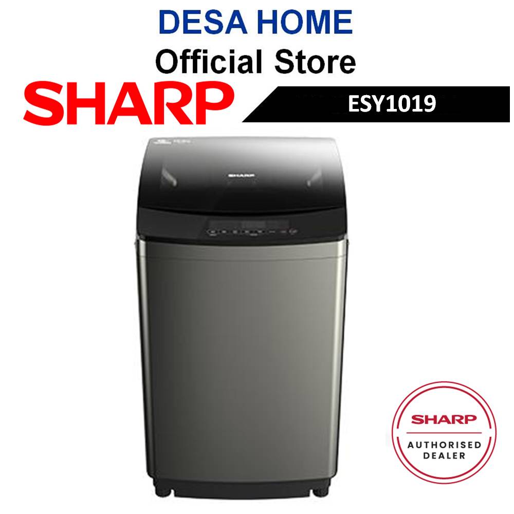 [FREE DELIVERY WITHIN KL] SHARP ESY1019  10KG INVERTER TOP LOAD WASHER