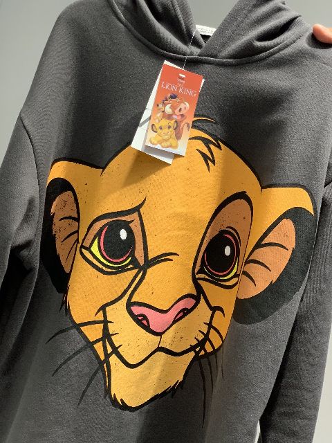 ZARA-UK Lion King Hoodie Long Sleeve 