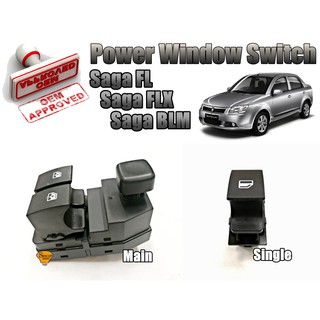 OEM Fitting Proton Wira Main Power Window Switch Single 