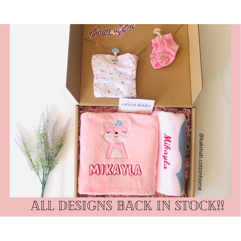 PREMIUM SURPRISE BOX SUPER SOFT BABY BLANKET/GIFT BOX/BABY GIFT/NEWBORN
