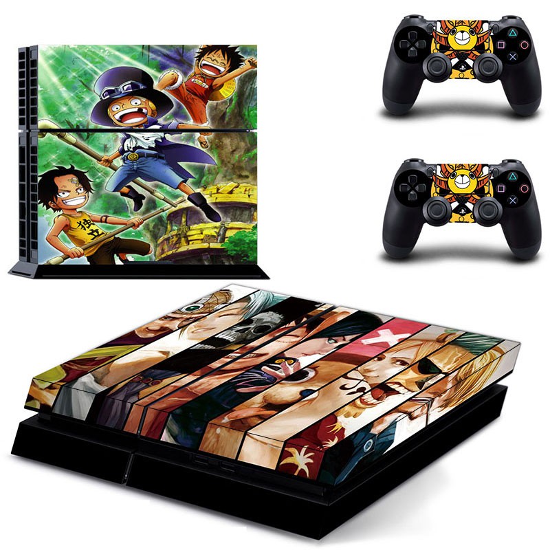 One Piece Anime Skin Sticker For Playstation 4 Ps4 Console Controller Shopee Malaysia