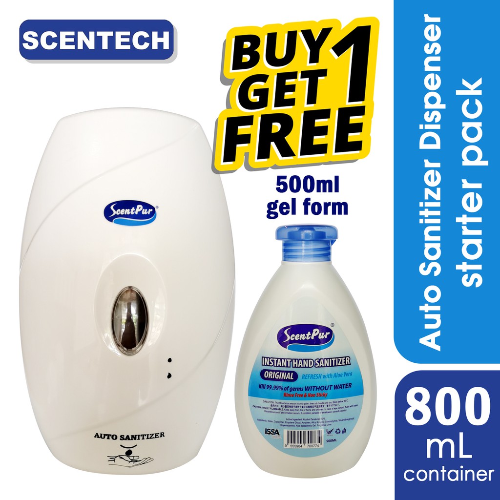 Buy 1 Free 1 ScentPur Auto Hand Sanitizer Dispenser ...