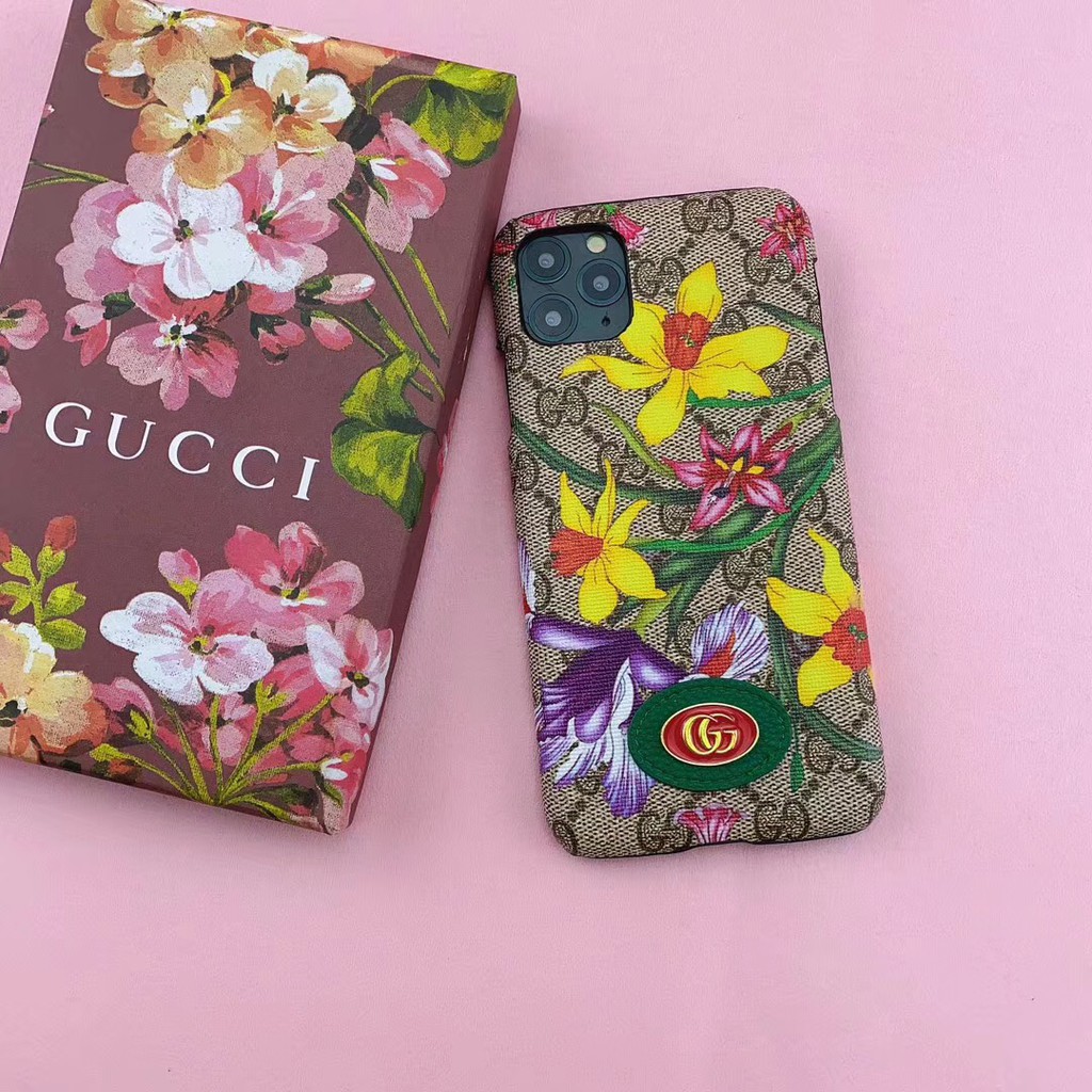 gucci flower phone case