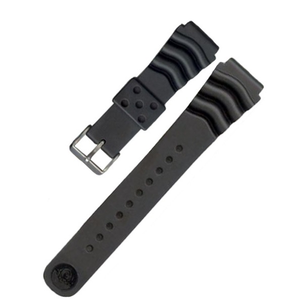 SEIKO ORIGINAL 22mm DIVER RUBBER STRAP FOR SKX007 SKX009 & ANY 22mm LUG ...