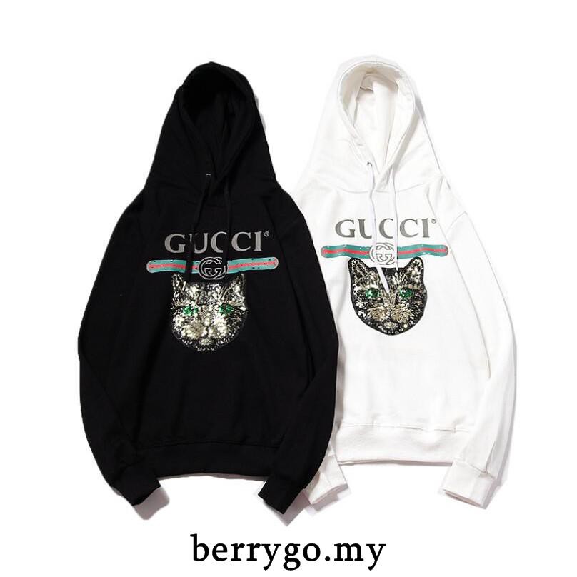 gucci hoodie with cat