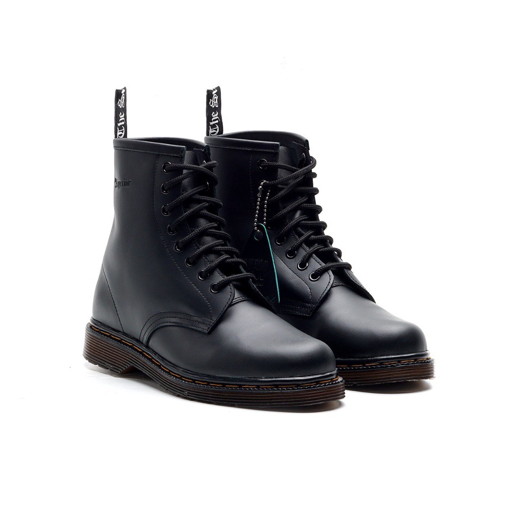 Mancow High Boots Black Formal Shoes for Men and Women, Original Genuine Leather