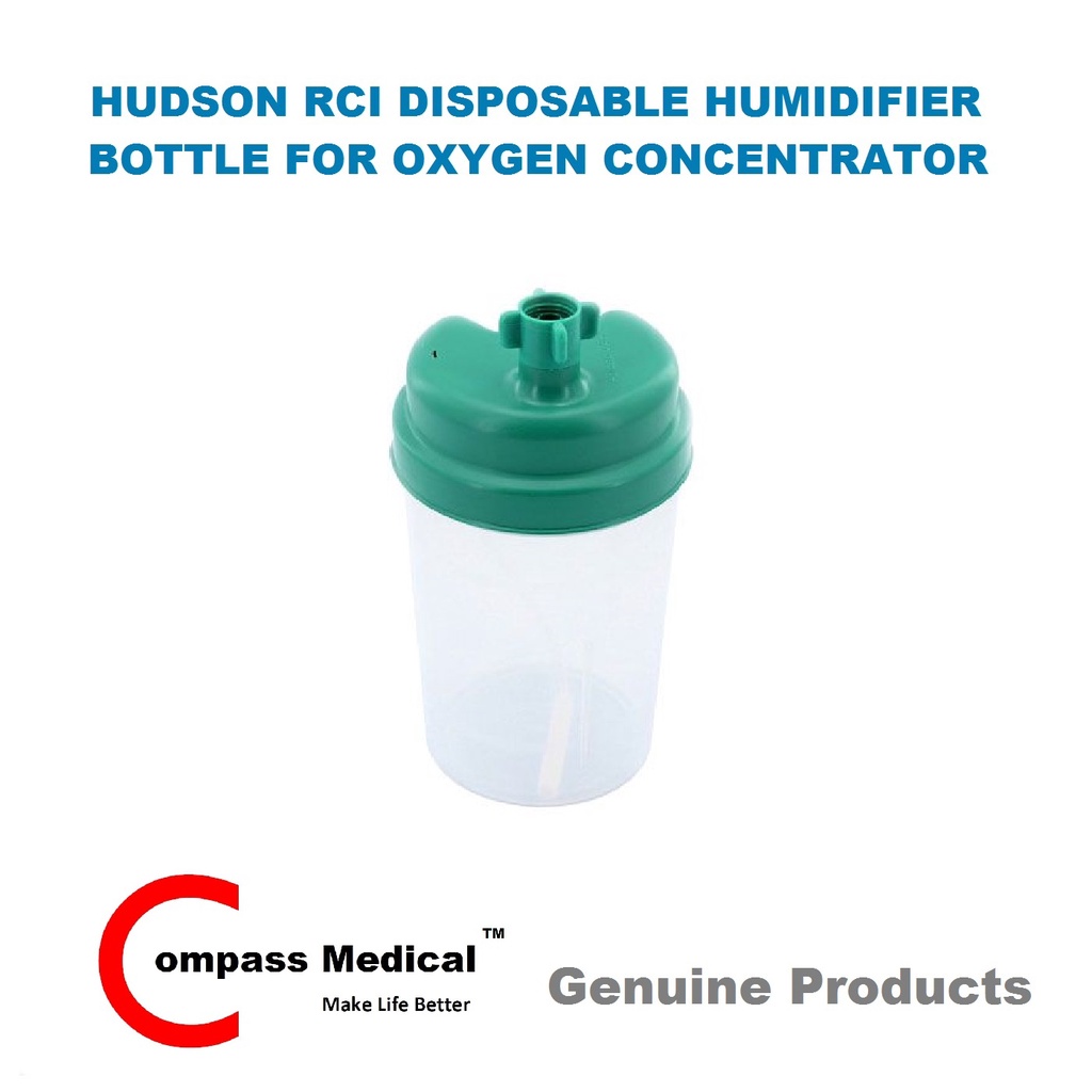 Hudson Rci Disposable Humidifiers Bottle For Oxygen Concentrator Original Product Compass 0914