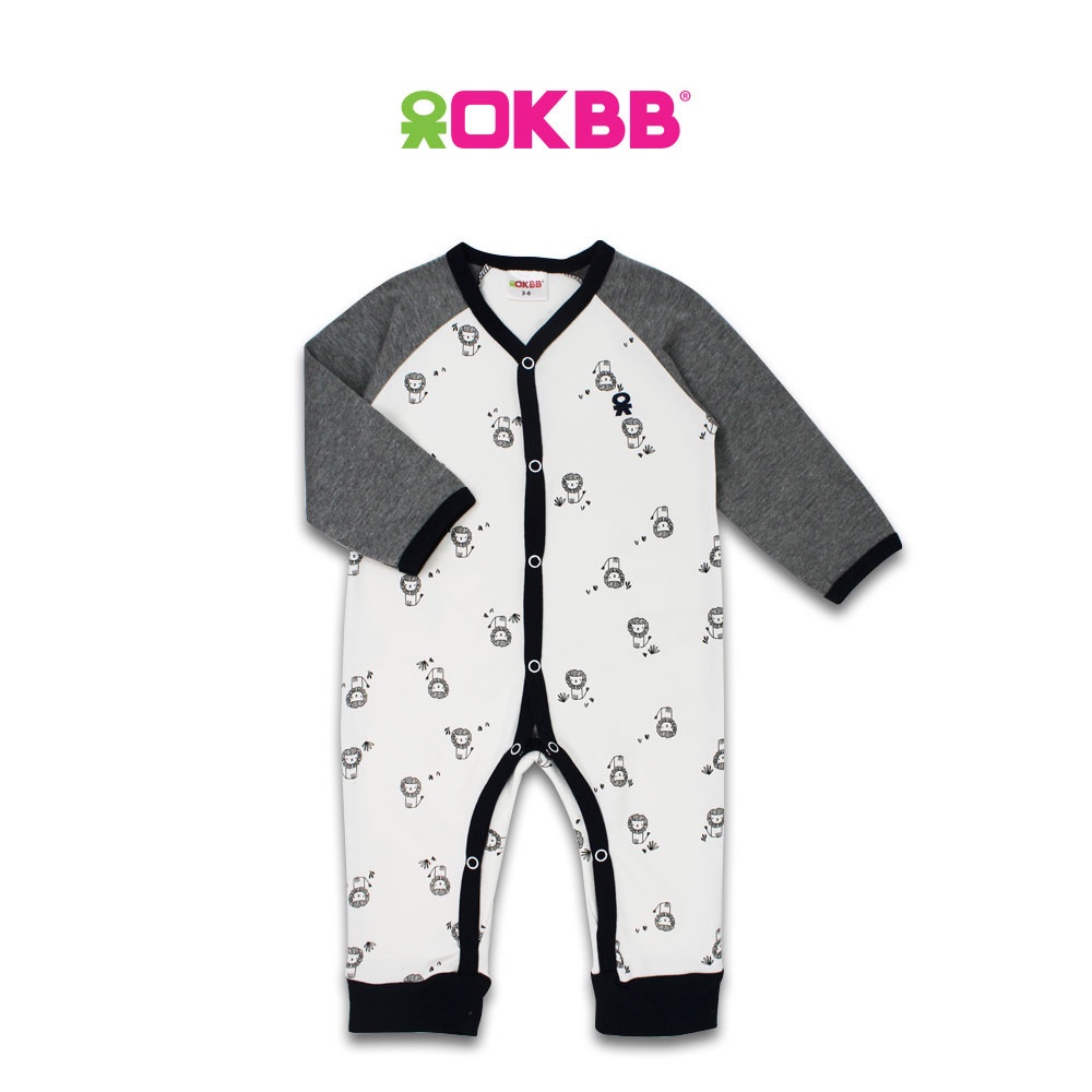 OKBB Baby Boy Fashion Clothing Full Printed Jumpsuit F3295_BFSL095B