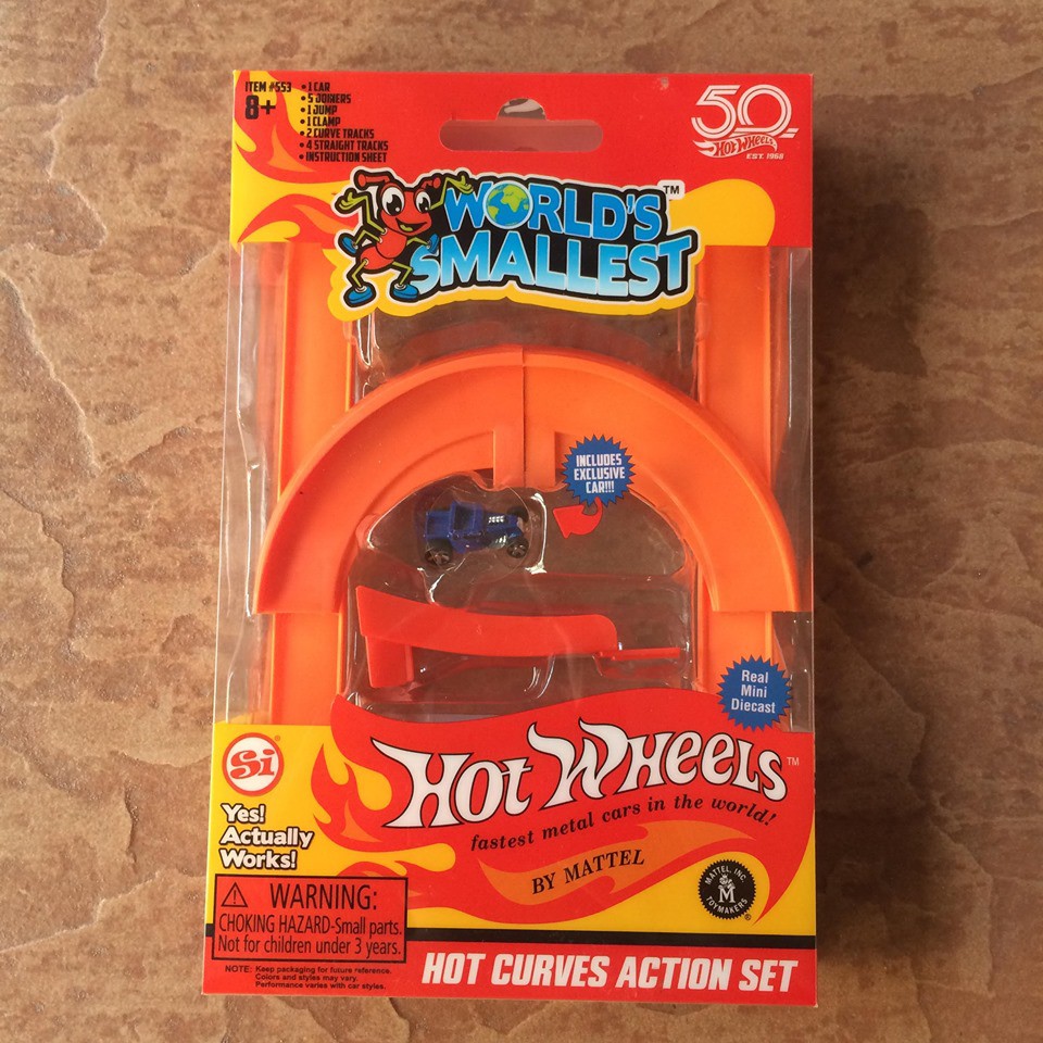 world's smallest hot wheels track