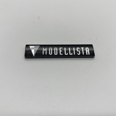 Modellista Logo Skirt Emblem Skirting Badge Toyota Vellfire Alphard ...