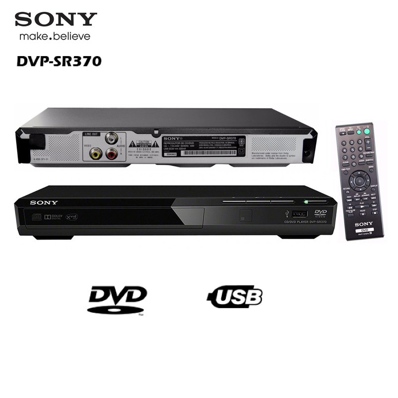 Sony Dvd Usb Player Dvp Sr370 Shopee Malaysia