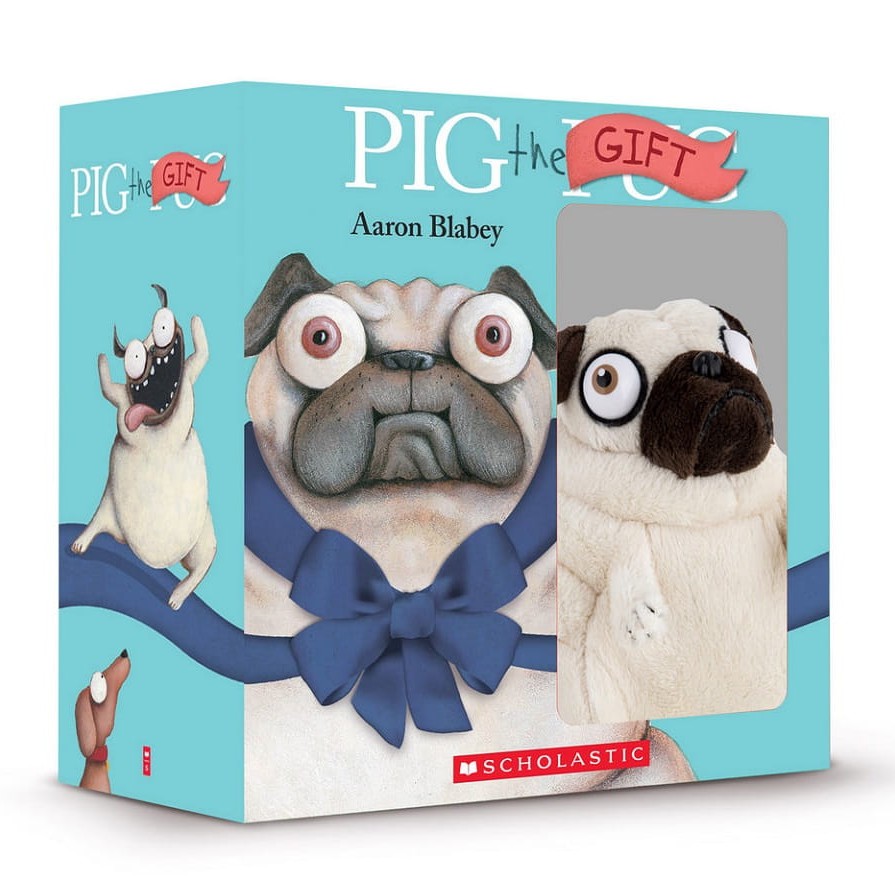 pig the pug plush set