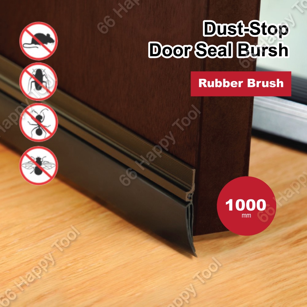 MultiFunction DustStop Door Seal Brush (Rubber / Nylon) Sealing Wind