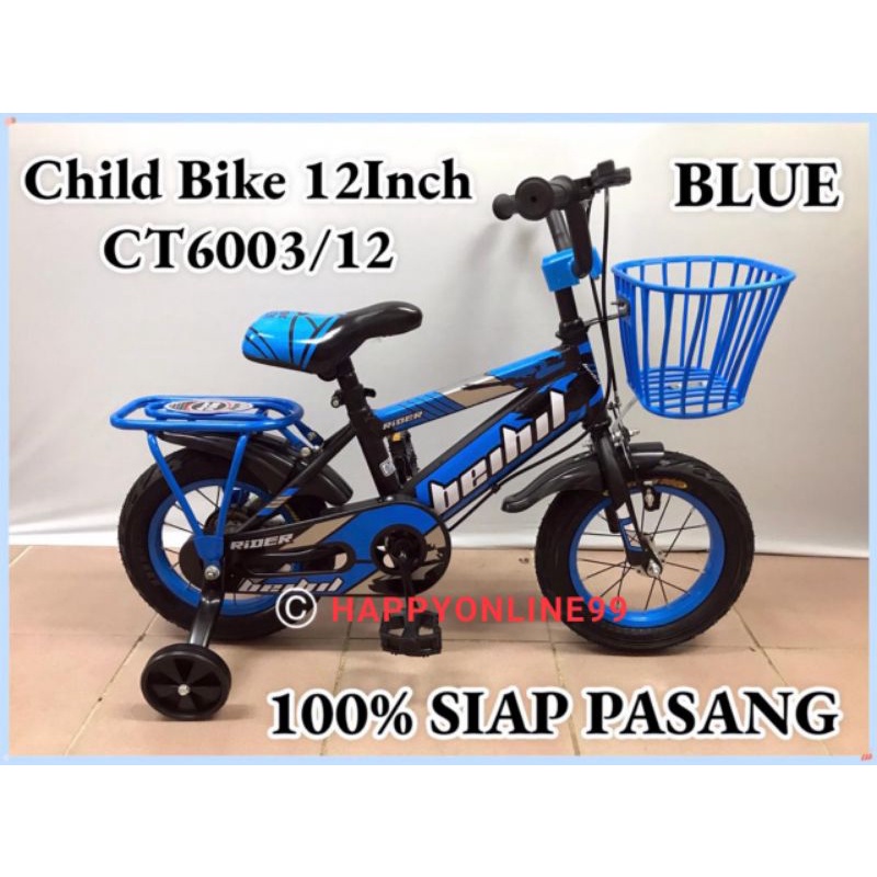 Ready Stock 100 Siap Pasang Basikal Perempuan Budak 12 16inch Design Boy Style Beihil Bike Ct6003