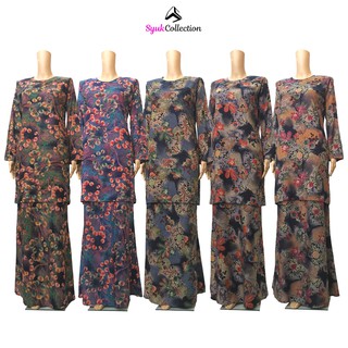  Baju  Kurung  Moden  Material Italian Viscose  Cotton  Shopee 