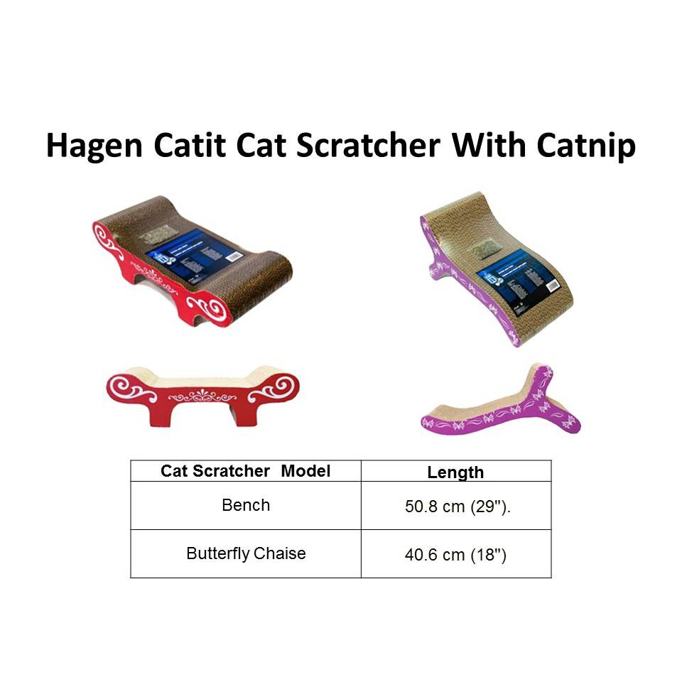 Hagen Catit Cat Scratcher With Catnip / Mainan Kucing