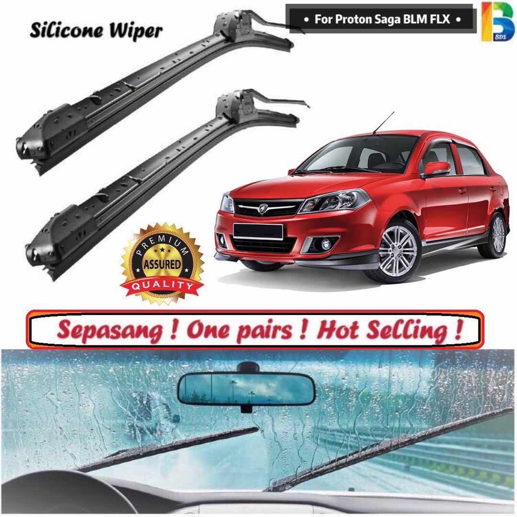 PROTON SAGA BLM/FLX SILICONE WIPER 1PAIRS(2PCS) Silicone Advance