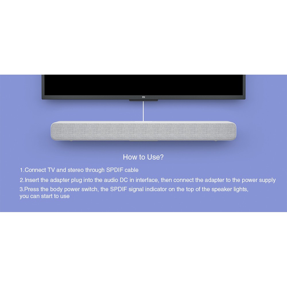 Xiaomi Mi Tv Soundbar Bluetooth Playback 8 Sound Unit Tv Speaker Bar Shopee Malaysia