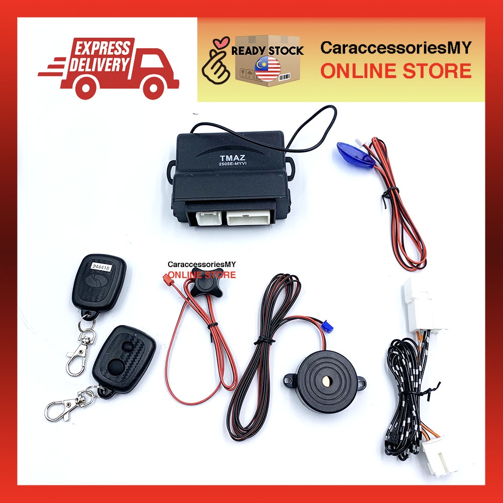 Perodua Axia 2014 2016 Oem Car Alarm System Keyless Entry Remote Control Car Lock With Buzzer And Led New Pgmall