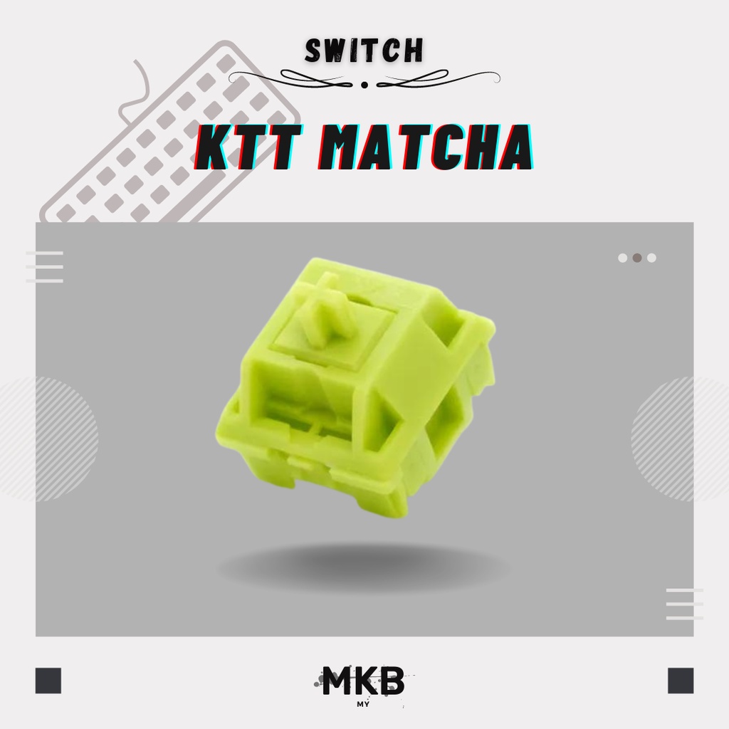 [READY STOCK] KTT Matcha Tactile Switches Switch for Mechanical or