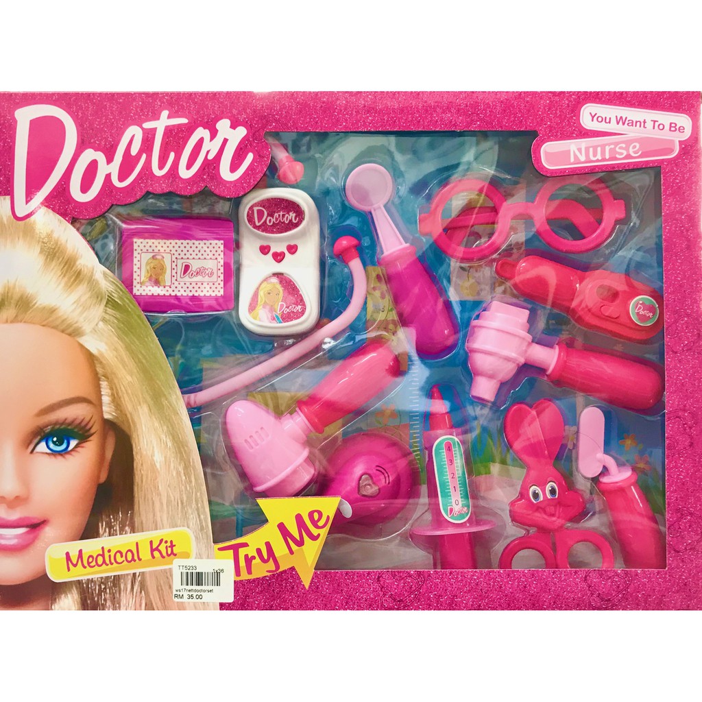 barbie doctor set toys