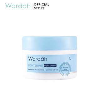 Image of Wardah Lightening Night Cream Moisturizer - All Skin Type (30g)
