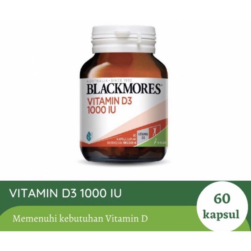 Blackmores Vitamin D3 1000 IU | Shopee Malaysia