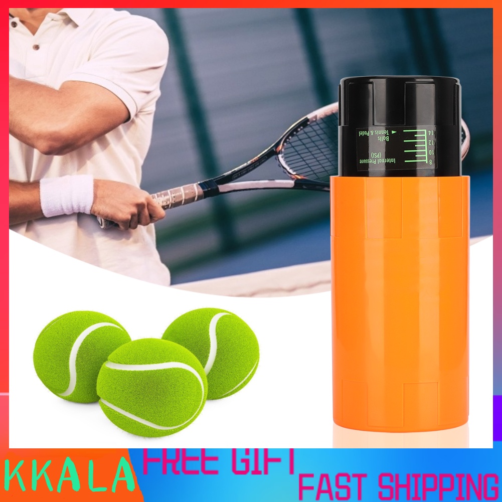 READY STOCKKkala Durable Tennis Ball Box Pressure Maintaining Repairing Can Storage Container Tennis Ball Saver Tennis Balls Container Carrier Pressurizer Gear