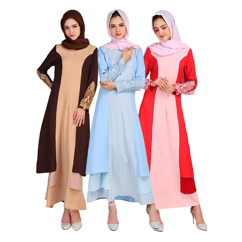 Jubah Dresses Jasmine Dinner Muslimah Pearl Baju Kurung Hijab Maxi Long Dress Shopee Malaysia