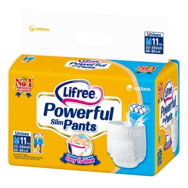 Adult Diapers•Lifree Powerful Slim Pants *MXL size* Shopee Malaysia