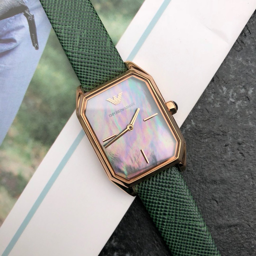 emporio armani watch green