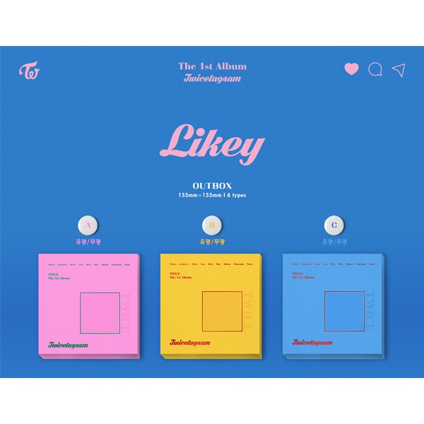 Twice 1st Album Twicetagram Likey Twice正规一辑首张专辑 Shopee Malaysia
