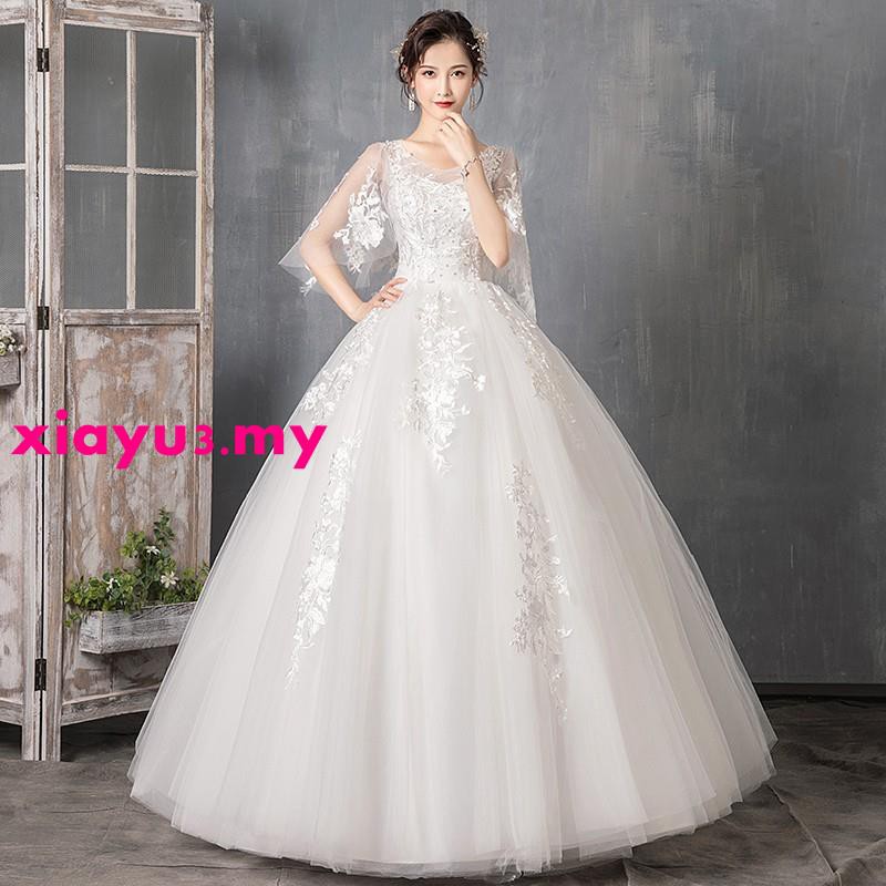 white simple elegant dress