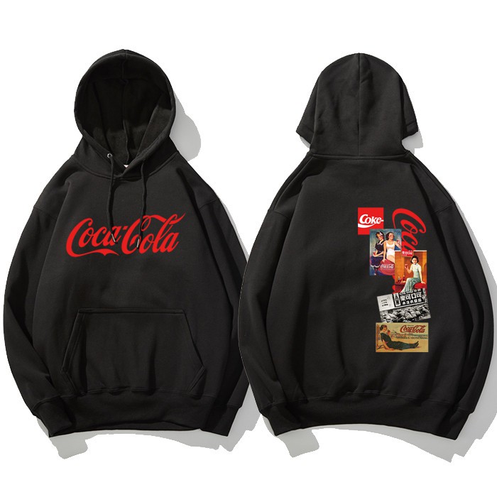 coca cola black hoodie