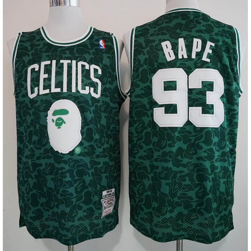 green basketball jersey