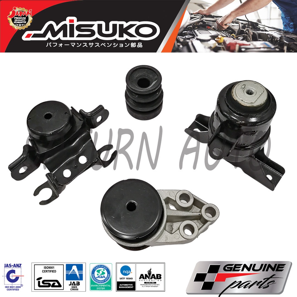 FORD ESCAPE(2.0/3.0) 2003" ENGINE MOUNTING KIT SET BRAND MISUKO 1 SET 4PCS