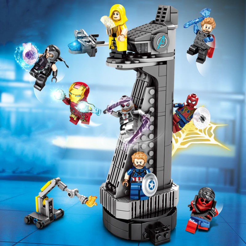 Marvel Spider Man Lego Moc Minifigure Toys Gift Iron Spider