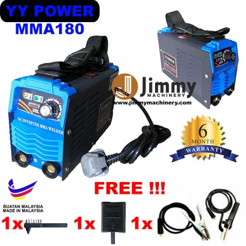 Made In Malaysia Yy Power Inverter Welding Machine Mma 180 Arc Welder Shopee Malaysia