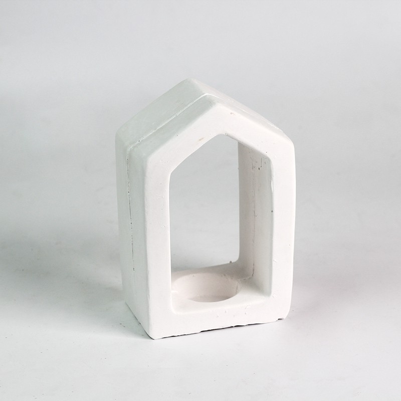 Silicone Mold Concrete Candlestick Mould Cement Candle Holder Home