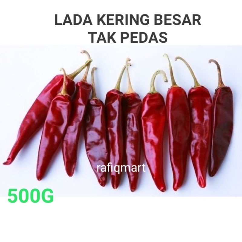 Buy 500g Lada Cili Kering Besar Tak Pedas Seetracker Malaysia
