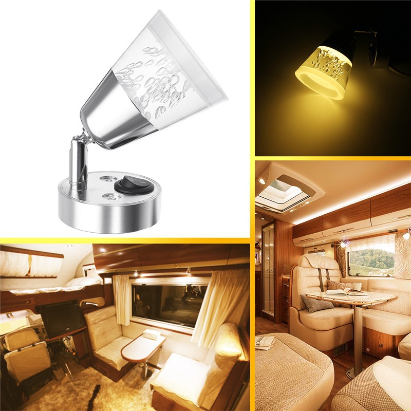 Ib 12v 3w Led Interior Light Rv Caravan Trailer Boat