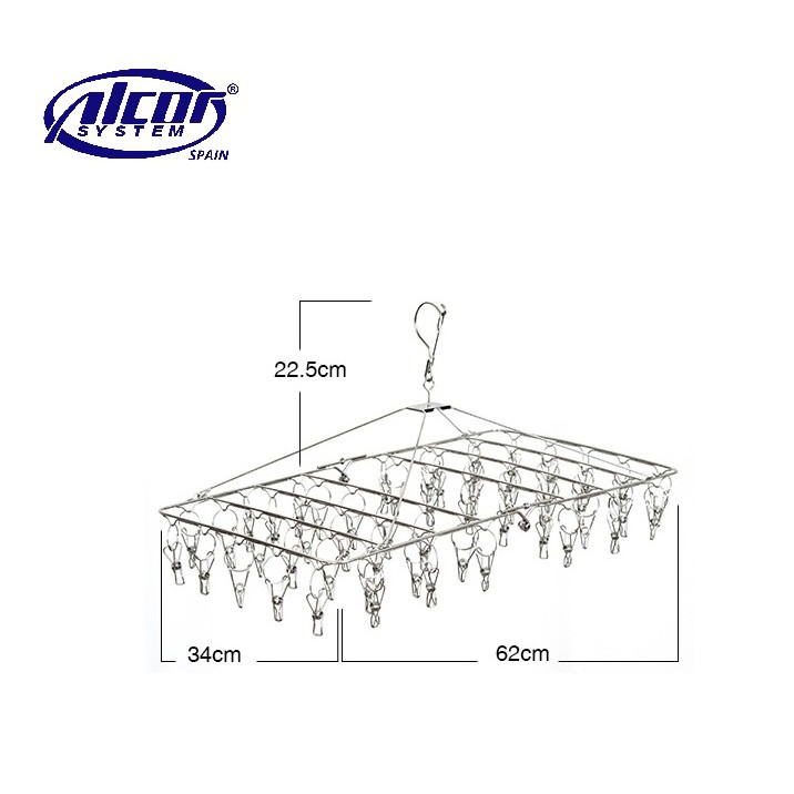 Alcor System S/S Clothes Peg Folding / Stainless Steel / Clothes