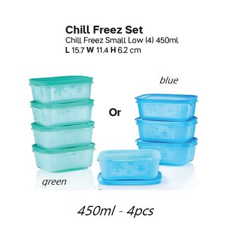Chill Freeze Set 450ml (4pcs) Tupperware