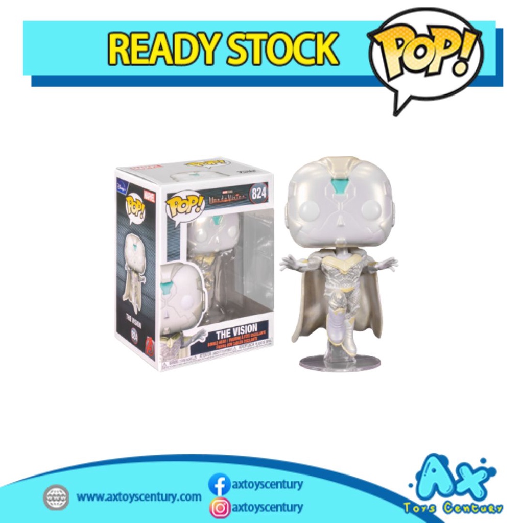 Funko Pop! Wanda Vision - The Vision #824 100% Genuine