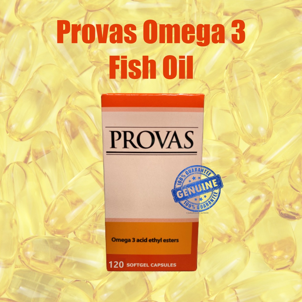 Provas Omega 3 Fish Oil 120 Softgel (no box) Shopee Malaysia