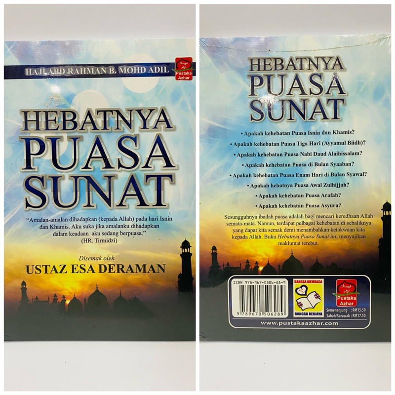 BUKU HEBATNYA PUASA SUNAT  Shopee Malaysia